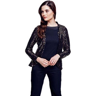 Gold sequin jacket with thinheat